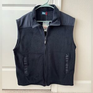 Chisel men’s navy blue fleece vest NWT size medium farmers